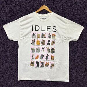 Idles Cats Joy as an Act of Resistance Album Band T-Shirt XL